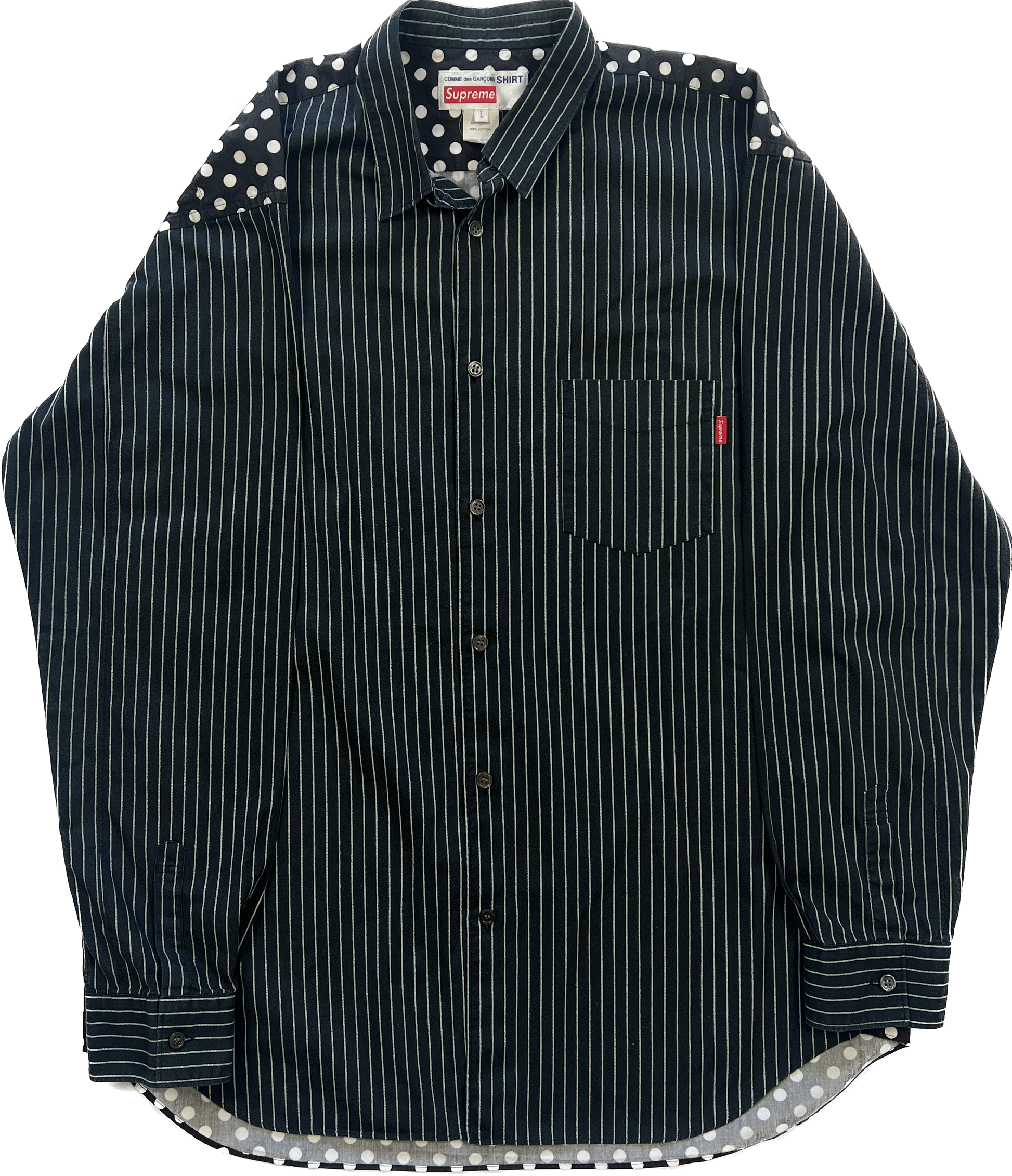 Supreme comme des garcons discount shirt