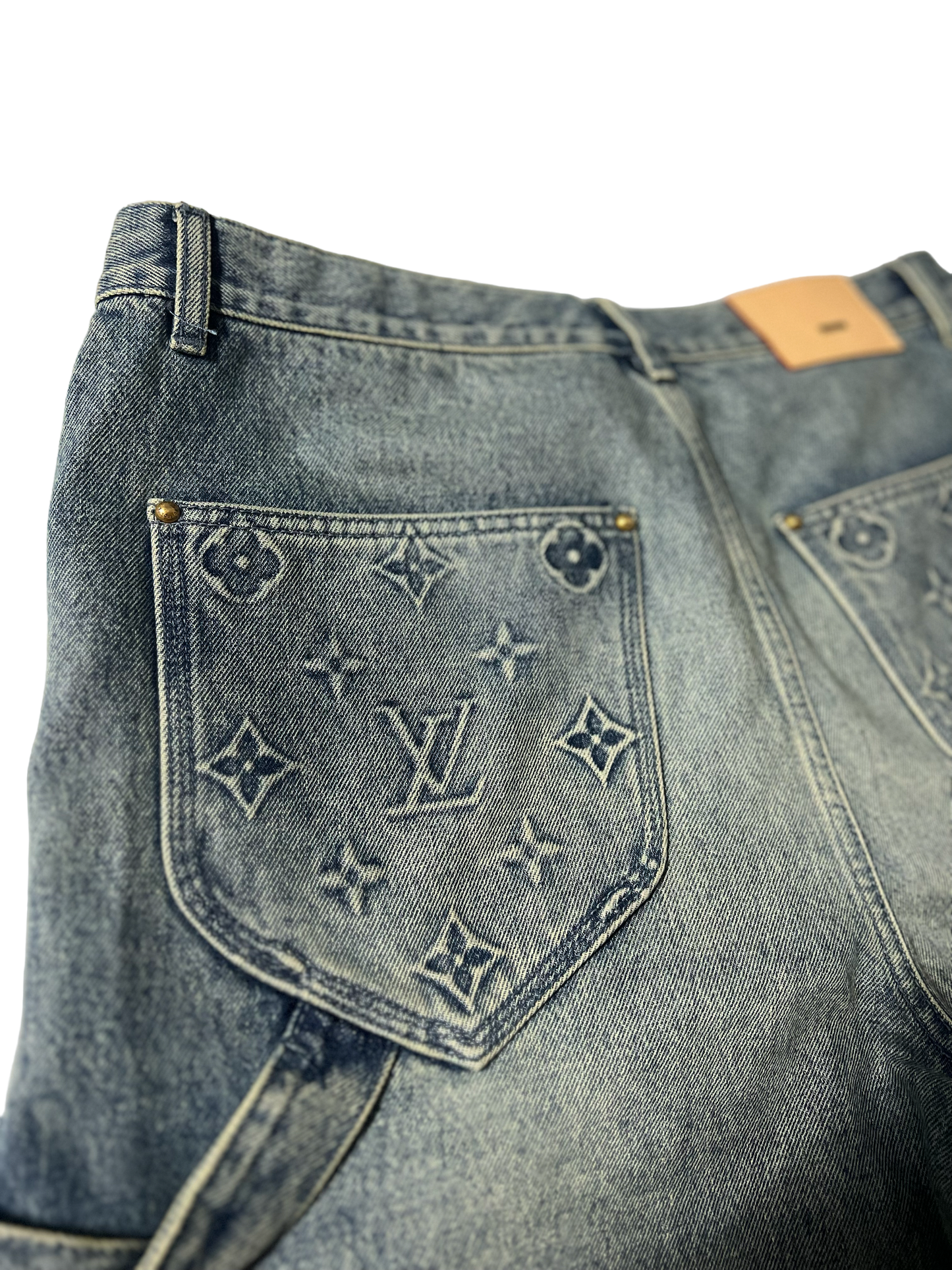 Louis Vuitton Denim Carpenter Shorts